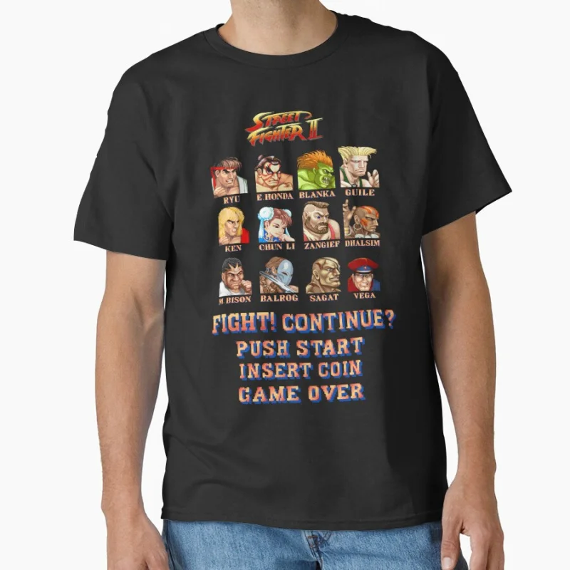 Street Fighter II Vintage Fighting Video game Gift T shirt for man Large size Tops Retro Mixed martial arts Graphic Clothes
Street Fighter II Vintage Fighting Video game Gift T shirt for man Large size Tops Retro Mixed martial arts Graphic Clothes