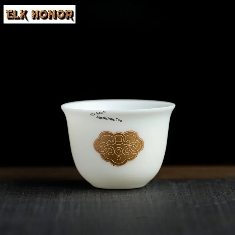 50ml Gold-inlaid Jade Porcelain Teacup Antique Tea Bowl Cup For Tea Tea-tasting Personal Cup Jianzhan Master Cup Chinese Tea Set
50ml Gold-inlaid Jade Porcelain Teacup Antique Tea Bowl Cup For Tea Tea-tasting Personal Cup Jianzhan Master Cup Chinese Tea Set