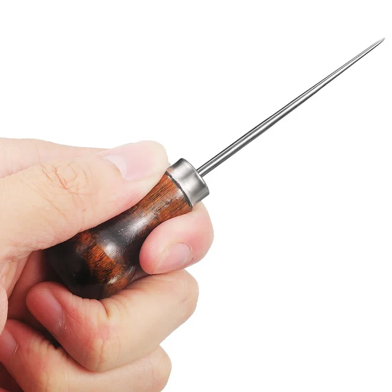LMDZ Wood Handle Awl Leather Punching Tools Leather Straight Awls Hole Puncher Drills for Leather Craft Awl Hand Stitching
LMDZ Wood Handle Awl Leather Punching Tools Leather Straight Awls Hole Puncher Drills for Leather Craft Awl Hand Stitching
