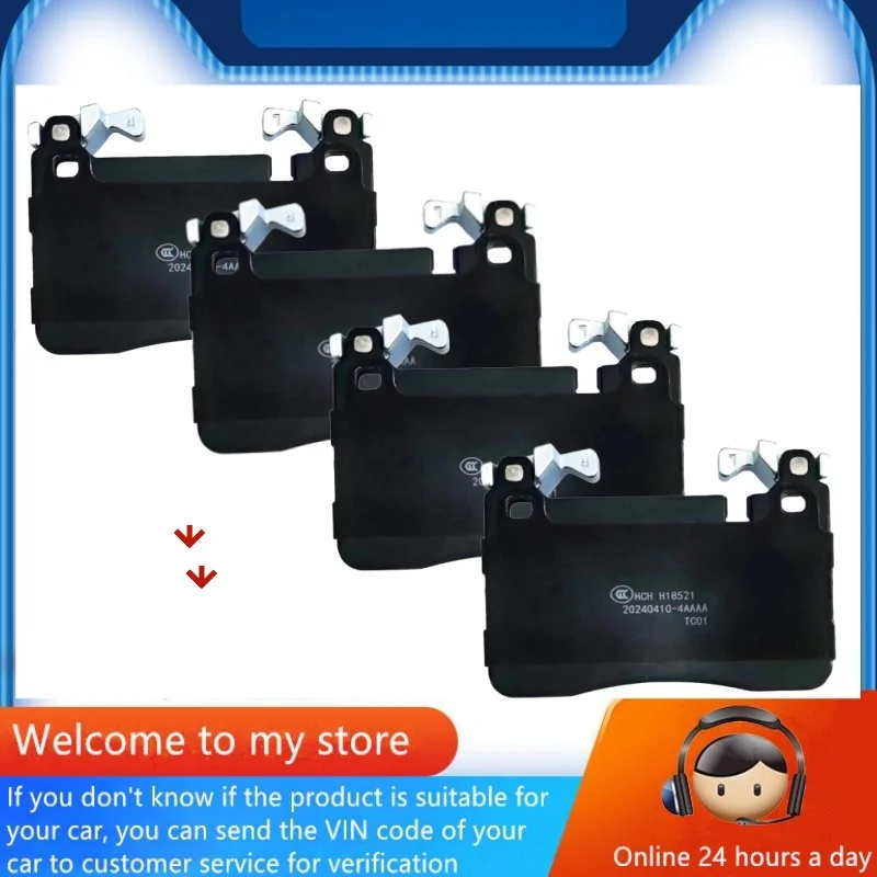 Для BYD HAN EV передние тормозные колодки (4-поршневой суппорт с утяжеленным блоком) 2022 2023 2024 2025/автозапчасти
Для BYD HAN EV передние тормозные колодки (4-поршневой суппорт с утяжеленным блоком) 2022 2023 2024 2025/автозапчасти