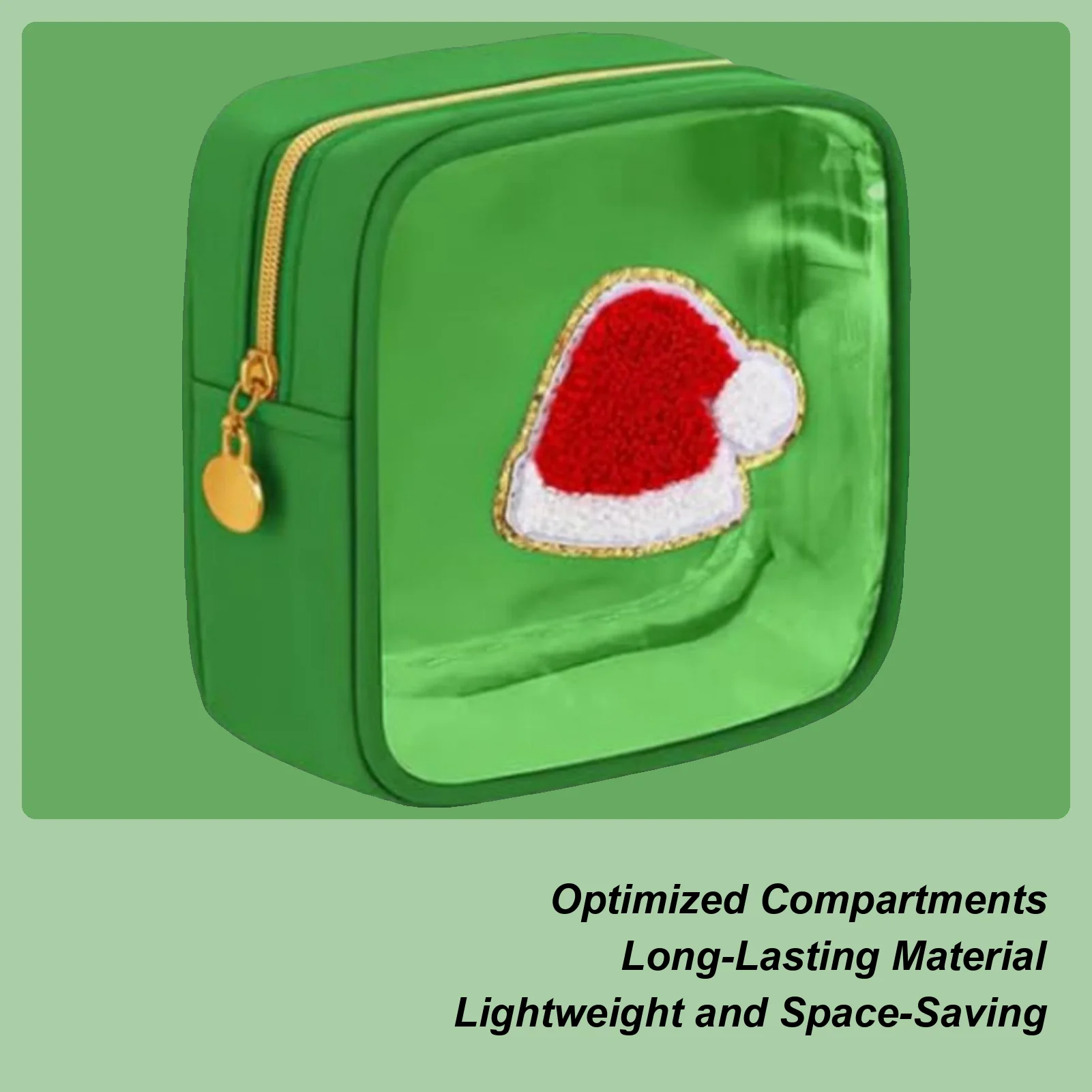 Christmas Zipper Bags Cute Zipper Storage Case Travel Cosmetic Bag For Packing Men Women Lady Student Dorm Apartment Hotel Gym
Christmas Zipper Bags Cute Zipper Storage Case Travel Cosmetic Bag For Packing Men Women Lady Student Dorm Apartment Hotel Gym