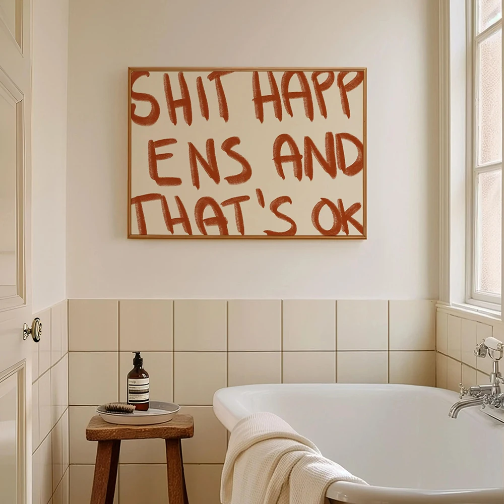 Bathroom Wall Art Fun Quote Prints Humorous Bath Decor Modern Art Prints Have a Nice Poop Pictures Wc Murals Canvas Painting
Bathroom Wall Art Fun Quote Prints Humorous Bath Decor Modern Art Prints Have a Nice Poop Pictures Wc Murals Canvas Painting