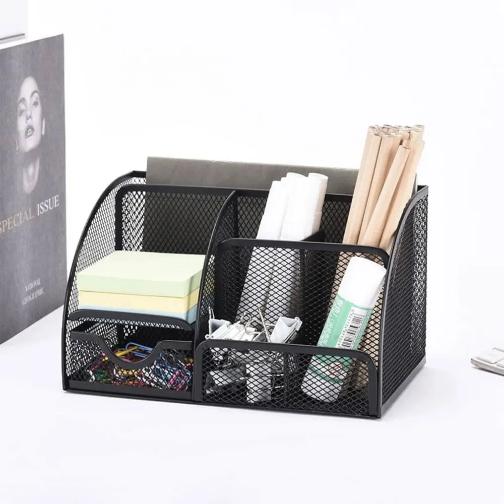 1PC metal grid desktop storage box with storage drawers and 6 compartments, a must-have desktop item for office and home.
1PC metal grid desktop storage box with storage drawers and 6 compartments, a must-have desktop item for office and home.