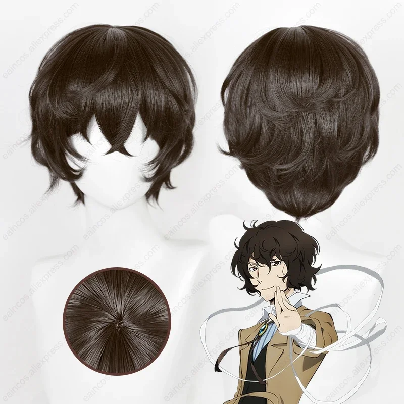 Anime Dazai Osamu Cosplay Wig 30cm Dark Brown Short Hair Heat Resistance Synthetic Wigs with Wig Cap
Anime Dazai Osamu Cosplay Wig 30cm Dark Brown Short Hair Heat Resistance Synthetic Wigs with Wig Cap