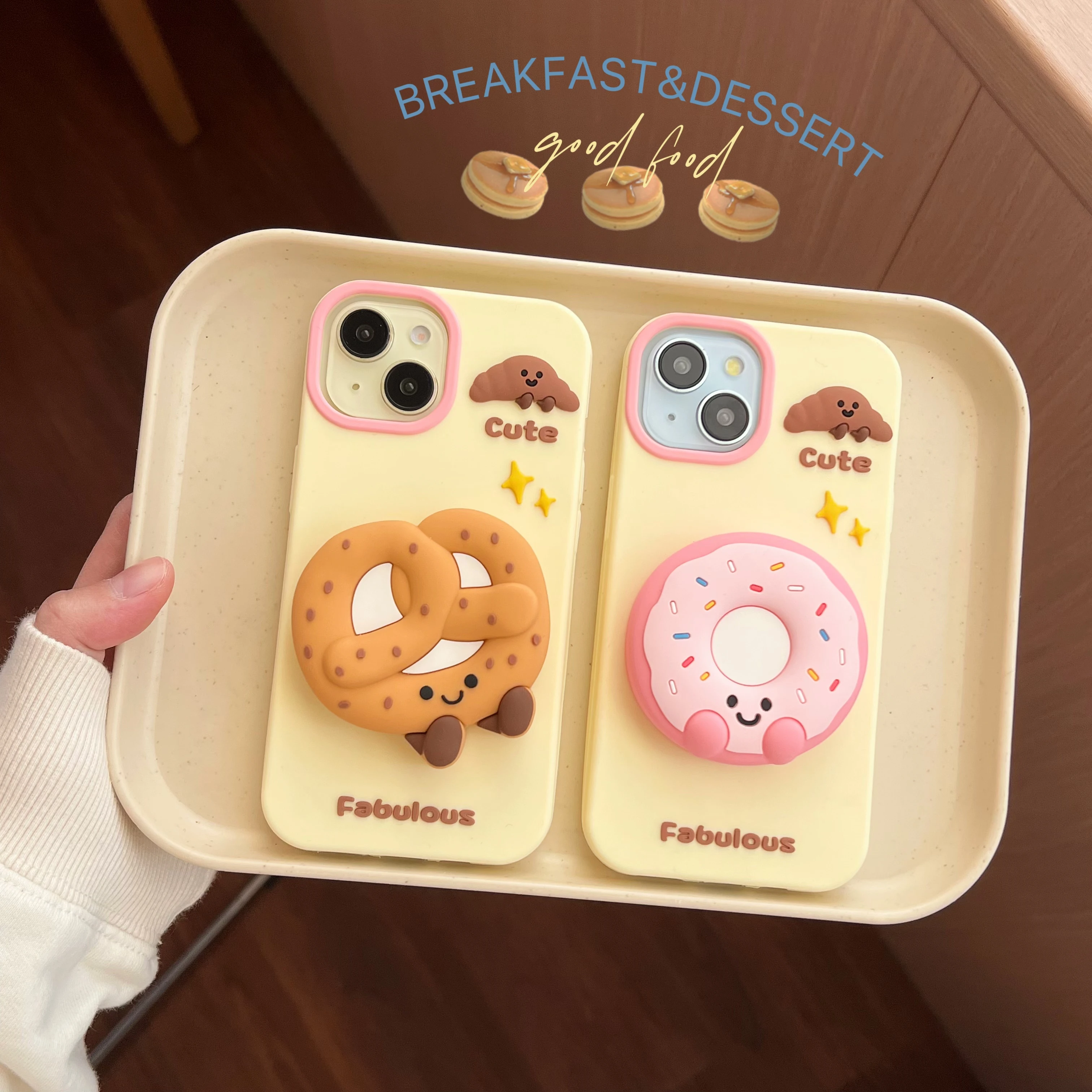 Delicious Dessert Station Bread Doughnut Bracket Creativity Silicone Phone Case For iPhone 17 13 14 15 16 Pro Max Anti Drop Case
Delicious Dessert Station Bread Doughnut Bracket Creativity Silicone Phone Case For iPhone 17 13 14 15 16 Pro Max Anti Drop Case