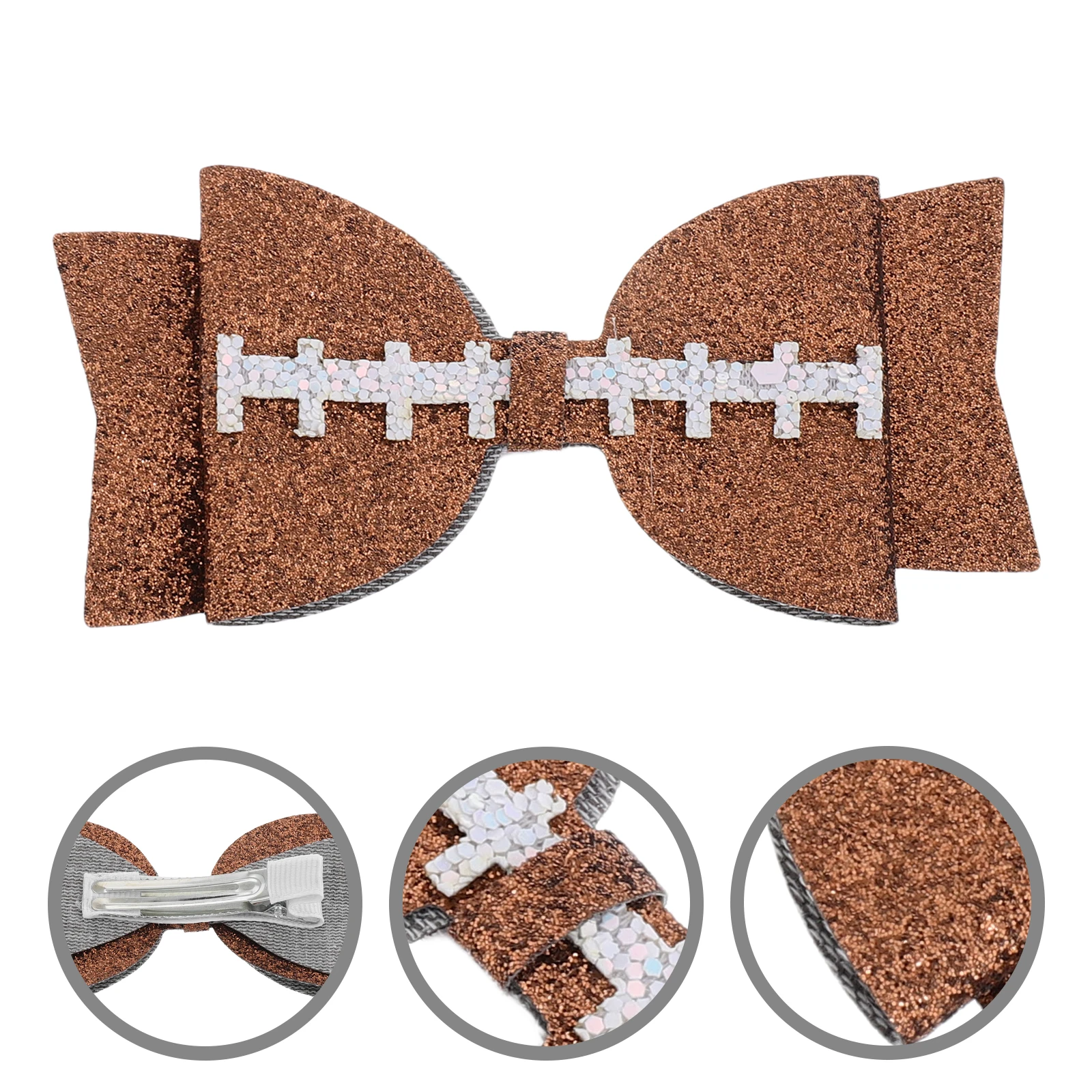 2pcs Football Bows For Girls Cute Bow Clips Sport Theme Decorative Hair Accessories Glitter Iron Material Comfortable Fit Party
2pcs Football Bows For Girls Cute Bow Clips Sport Theme Decorative Hair Accessories Glitter Iron Material Comfortable Fit Party