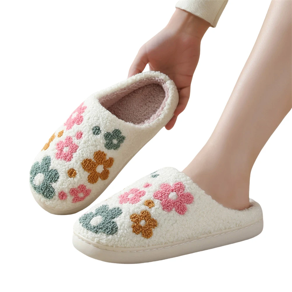 Плюшевые тапочки-цветы, пушистые тапочки для пар, удобные тапочки с цветочным принтом, меховые тапочки, нескользящие милые пушистые тапочки для осени и зимы
Плюшевые тапочки-цветы, пушистые тапочки для пар, удобные тапочки с цветочным принтом, меховые тапочки, нескользящие милые пушистые тапочки для осени и зимы