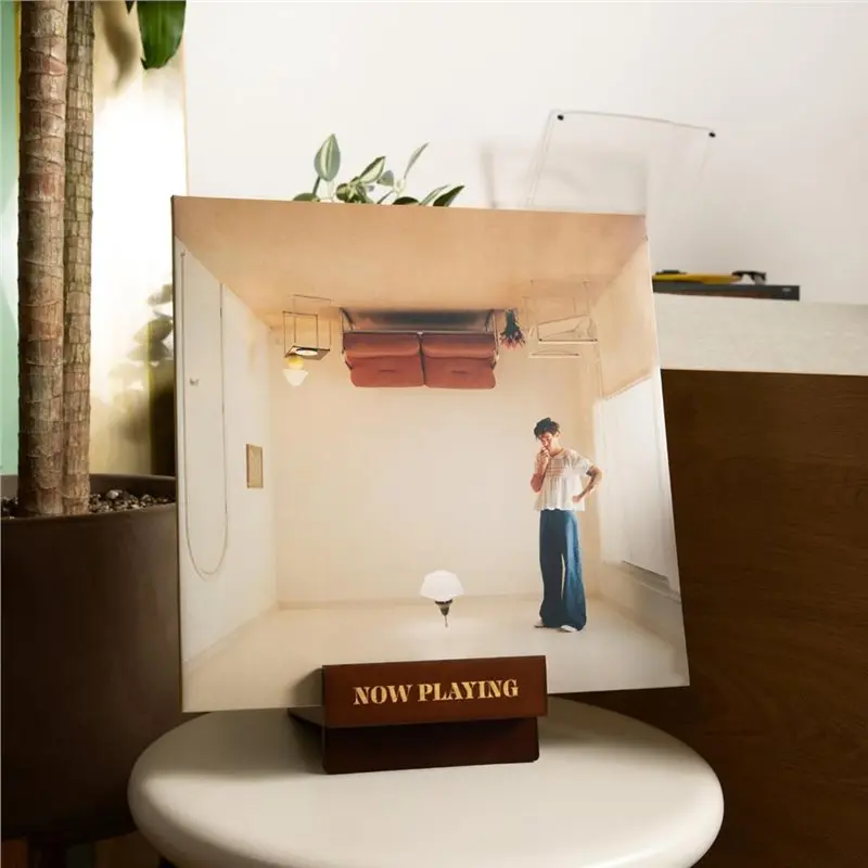 Classic Vinyl Record Stand-Premium Wood Holder With Engraved Design-Stylish For Album Display
Classic Vinyl Record Stand-Premium Wood Holder With Engraved Design-Stylish For Album Display