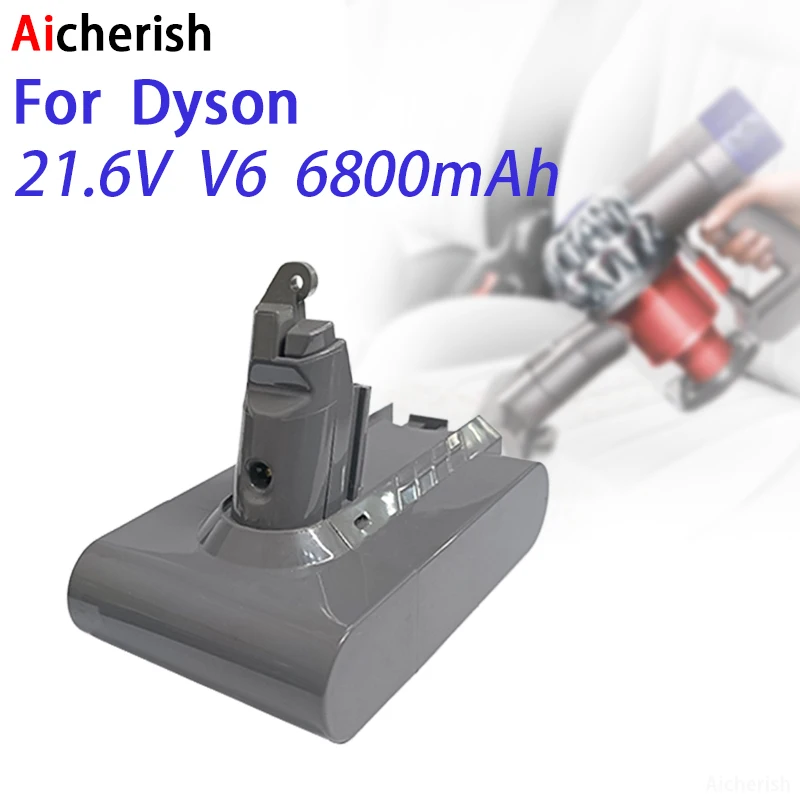 New for Dyson V6 21.6V 6800mAh Rechargeable Lithium Ion Battery Pack,for Dyson Vacuum Cleaner DC58,DC59,DC62,650,770,880,SV03
New for Dyson V6 21.6V 6800mAh Rechargeable Lithium Ion Battery Pack,for Dyson Vacuum Cleaner DC58,DC59,DC62,650,770,880,SV03