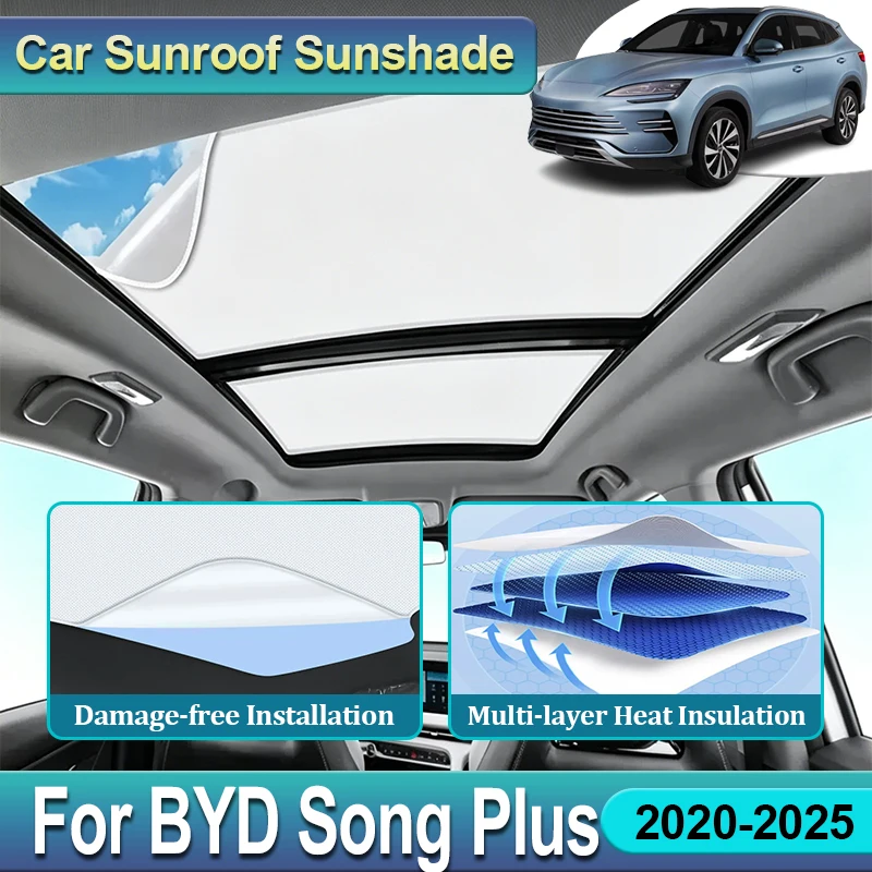 For BYD Song Plus DMi EV BYD Seal U Sealion 6 2020 2021-2025 Car Sunshades Sunshade Panoramic Sunroof Heat Insulation Anti UV
For BYD Song Plus DMi EV BYD Seal U Sealion 6 2020 2021-2025 Car Sunshades Sunshade Panoramic Sunroof Heat Insulation Anti UV