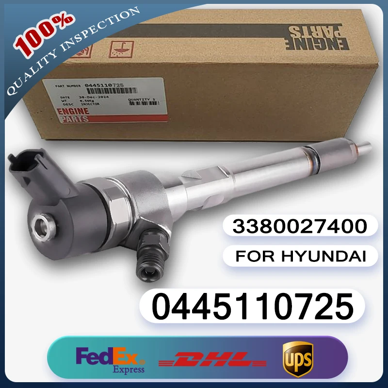 0445110725 33800-27400 0986435156 Common Rail Diesel Injector For Hyundai Sonata Tucson Kia Magentis Optima 2.0D D4EA Engine
0445110725 33800-27400 0986435156 Common Rail Diesel Injector For Hyundai Sonata Tucson Kia Magentis Optima 2.0D D4EA Engine