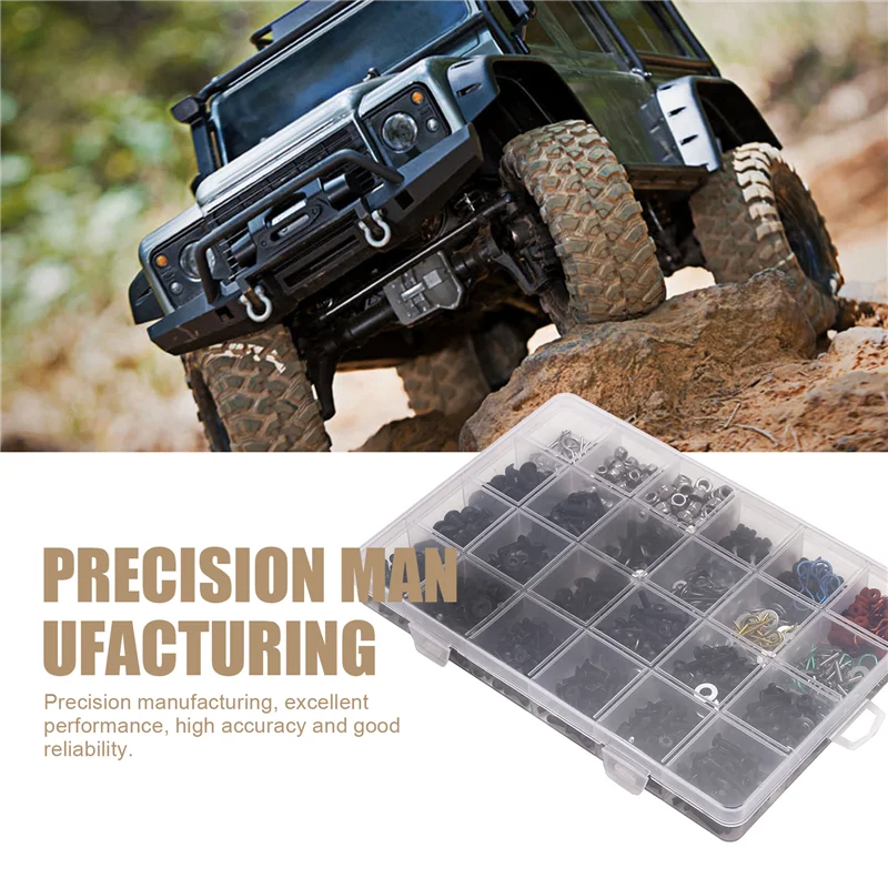 Screws Box Set For 1/10 Traxxas/SCX10/Redcat/HPI/Arrma/Losi RC Car Parts Repair Tool-Y44A
Screws Box Set For 1/10 Traxxas/SCX10/Redcat/HPI/Arrma/Losi RC Car Parts Repair Tool-Y44A