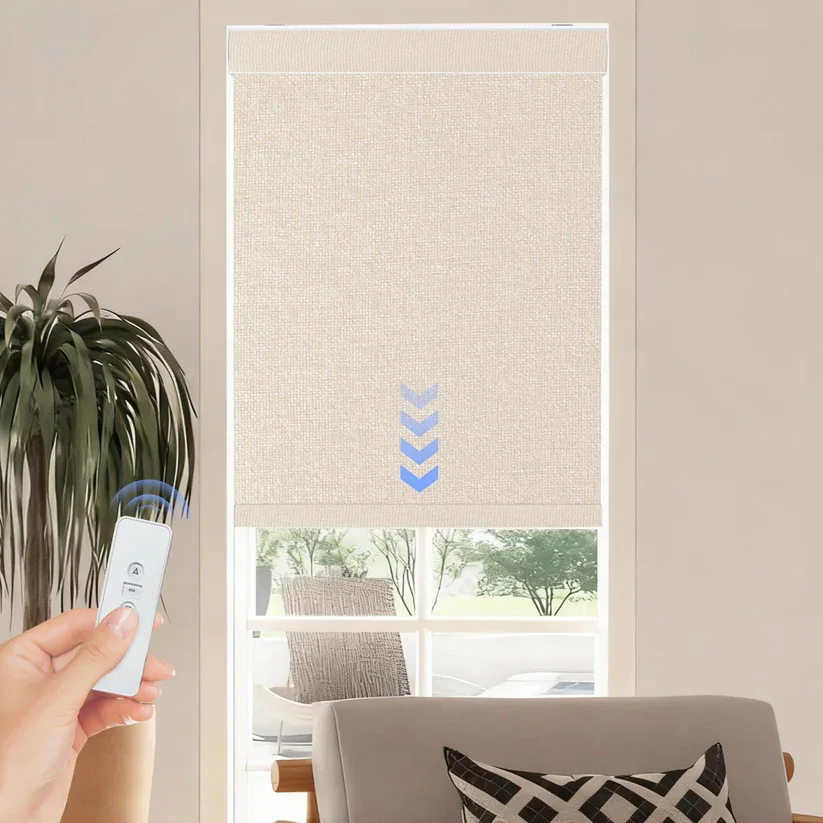 Smart Motorized Blinds with Remote, Cordless Automatic Roller Shades, Blackout Electric Blind Drilled Cassette for Windows
Smart Motorized Blinds with Remote, Cordless Automatic Roller Shades, Blackout Electric Blind Drilled Cassette for Windows