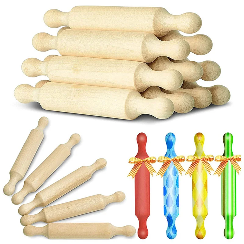 100X Wooden Mini Rolling Pin 6 Inches Long Kitchen Baking Rolling Pin Small Wood Dough Roller For Children Fondant Pasta
100X Wooden Mini Rolling Pin 6 Inches Long Kitchen Baking Rolling Pin Small Wood Dough Roller For Children Fondant Pasta