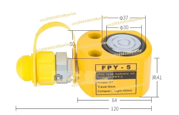 Ультратонкий портативный гидравлический подъемный домкрат, отдельный гидроцилиндр 5T
Ультратонкий портативный гидравлический подъемный домкрат, отдельный гидроцилиндр 5T