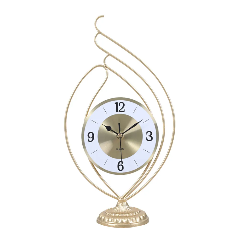 Decoration Retro Golden Bell Home Decorative Clock European-style for Desk Iron Art Desktop Mute
Decoration Retro Golden Bell Home Decorative Clock European-style for Desk Iron Art Desktop Mute