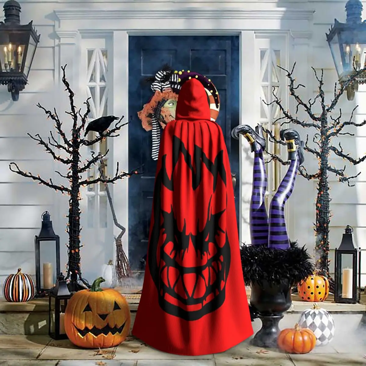 Spitfire Skate Long Hooded Cloak Witch Medieval Costume Cosplay Cape HalloweenCoat Adult Unisex
Spitfire Skate Long Hooded Cloak Witch Medieval Costume Cosplay Cape HalloweenCoat Adult Unisex