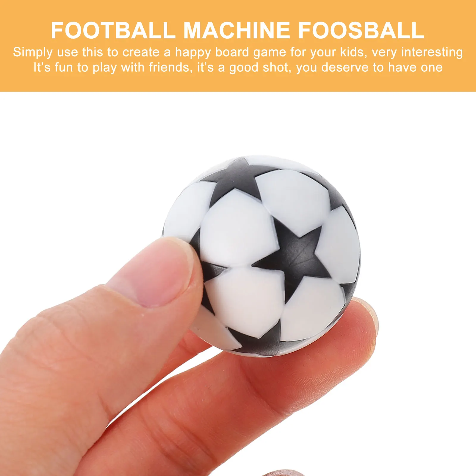 8 Pcs Black and White Five-star Football Table Footballs Spare Tabletop Foosball Mini Small Desktop Game Child
8 Pcs Black and White Five-star Football Table Footballs Spare Tabletop Foosball Mini Small Desktop Game Child