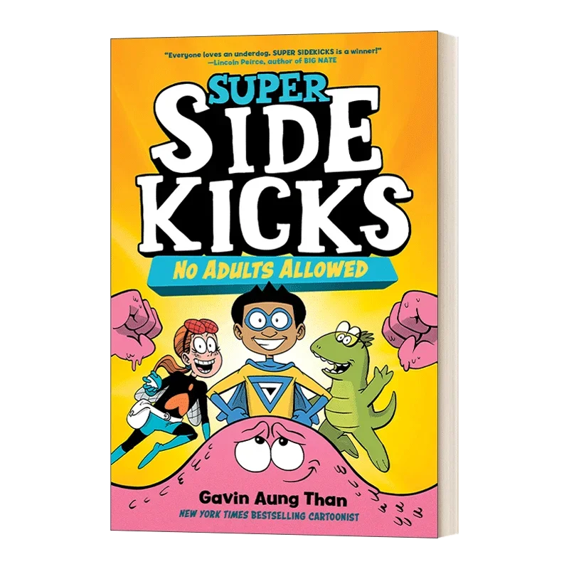 No Adults Allowed 1 Super Sidekicks 1, детские книги для детей 9, 10, 11, 12 лет, книги на английском языке, графические романы 9780593175088
No Adults Allowed 1 Super Sidekicks 1, детские книги для детей 9, 10, 11, 12 лет, книги на английском языке, графические романы 9780593175088