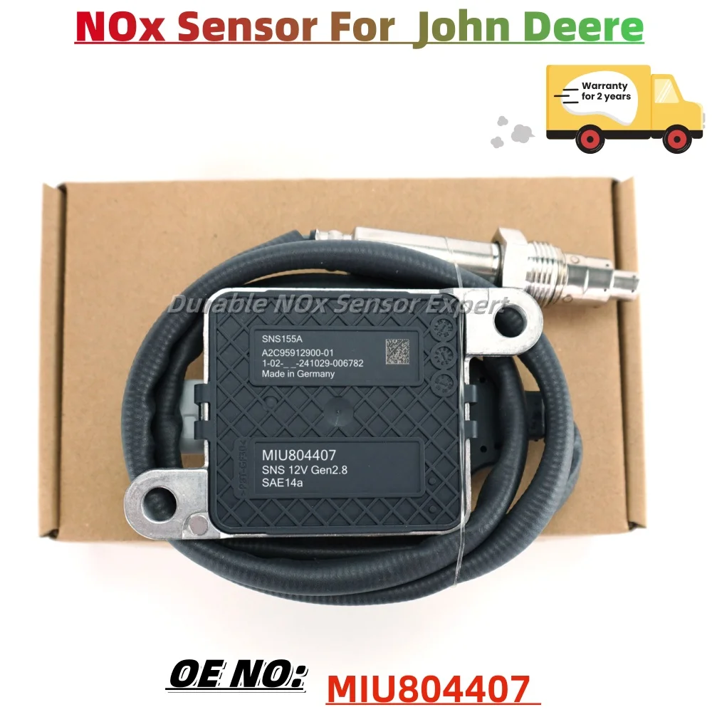 MIU804407 A2C95912900-01 Nox Sensor Nitrogen Oxygen Sensor Compatible with John Deere
MIU804407 A2C95912900-01 Nox Sensor Nitrogen Oxygen Sensor Compatible with John Deere