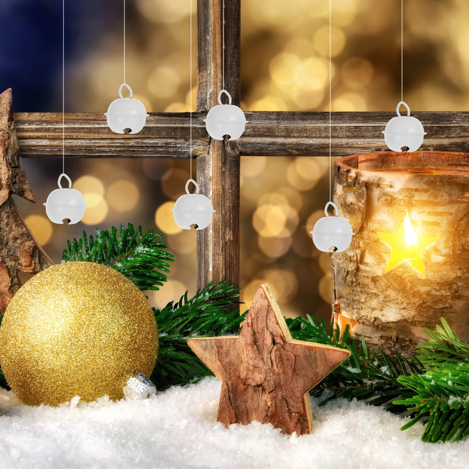 50 pcs Craft Bells Jingle Bell Ornaments Metal Christmas Decorations Rustic White Mini Round Bells For Diy Wedding Party Holiday
50 pcs Craft Bells Jingle Bell Ornaments Metal Christmas Decorations Rustic White Mini Round Bells For Diy Wedding Party Holiday