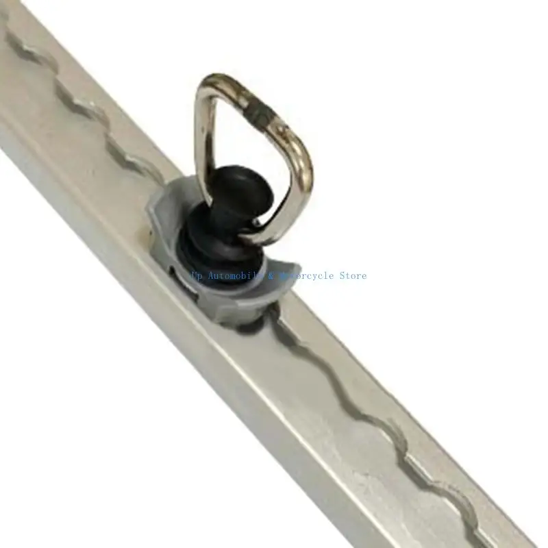 270E Single L-Track Fitting with D Rings StainlessSteel KeeperCargoControl for Airline Track Logistic Installation
270E Single L-Track Fitting with D Rings StainlessSteel KeeperCargoControl for Airline Track Logistic Installation