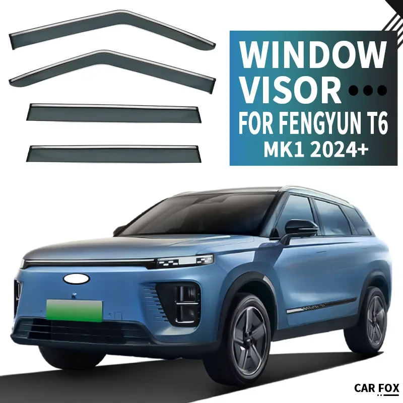 For Chery Fengyun T6 2024+ Car Window Visor Awning Shelters Windshield Side Window Rain Sun Shade Auto Accessories Body Kit
For Chery Fengyun T6 2024+ Car Window Visor Awning Shelters Windshield Side Window Rain Sun Shade Auto Accessories Body Kit