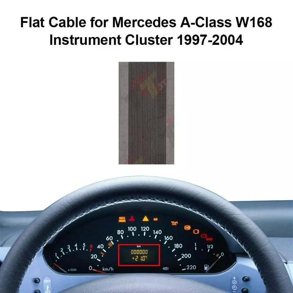 Плоский кабель для приборной панели для Mercedes A-Class W168 и Vaneo W414, кластер инструментов
Плоский кабель для приборной панели для Mercedes A-Class W168 и Vaneo W414, кластер инструментов