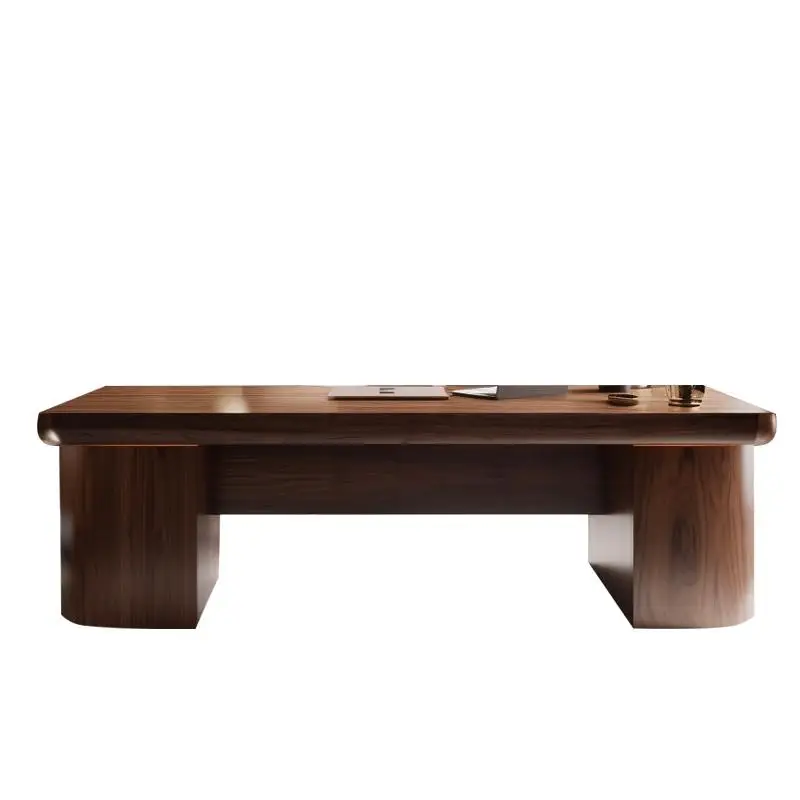 New Chinese-style North American black walnut desk, solid wood large board desk
New Chinese-style North American black walnut desk, solid wood large board desk