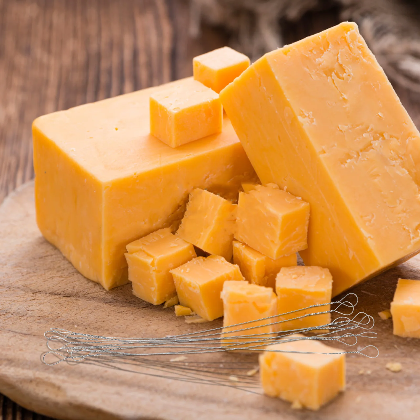 10Pcs Cheese Slicer Wire Stainless Steel Replacement Multipurpose Cutter Wire for Cheese Butter Meat and Kitchen Use
10Pcs Cheese Slicer Wire Stainless Steel Replacement Multipurpose Cutter Wire for Cheese Butter Meat and Kitchen Use