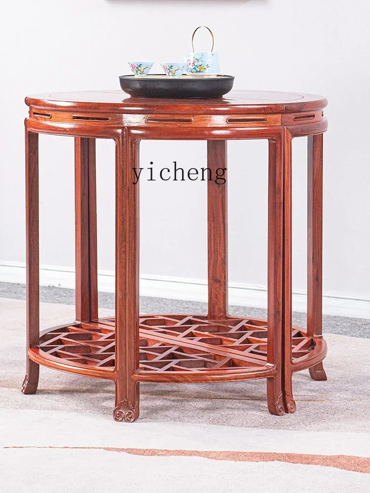b19 Rosewood Furniture Myanmar Rosewood Half Moon Table Household Solid Wood Chinese Console
b19 Rosewood Furniture Myanmar Rosewood Half Moon Table Household Solid Wood Chinese Console