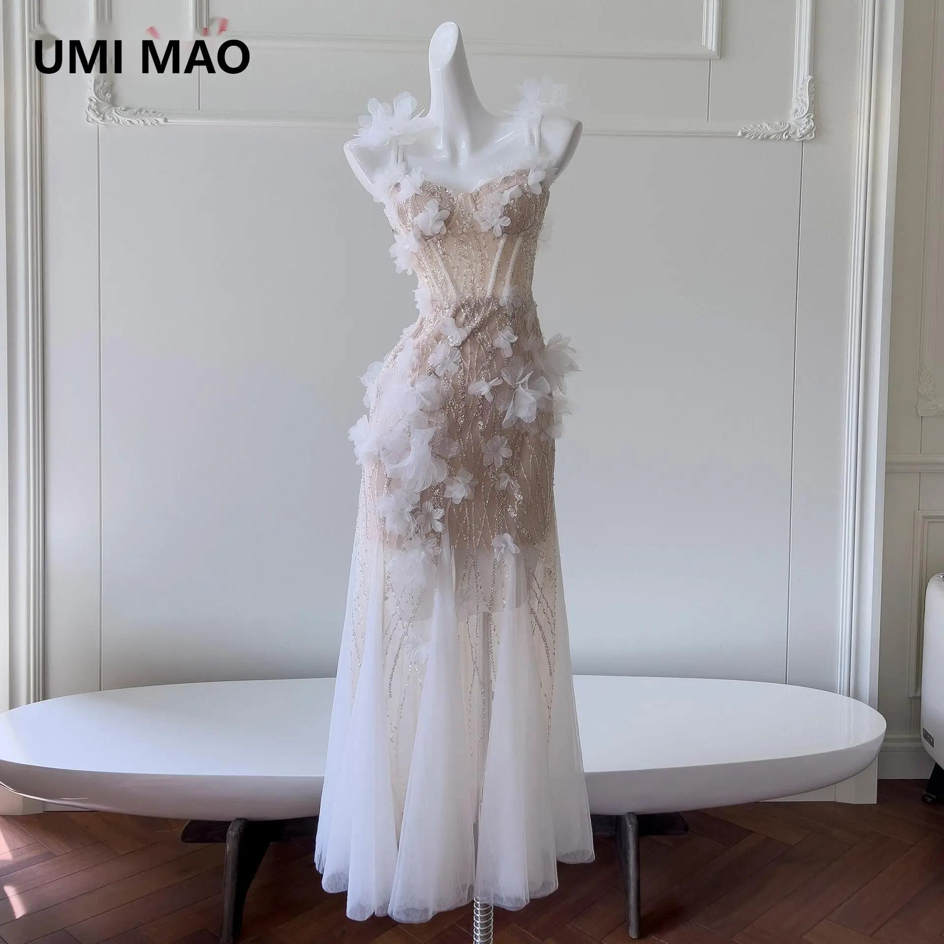 UMI MAO French Socialite Style Party Evening Dress With Three-dimensional Mesh Embroidery Dresses Femme
UMI MAO French Socialite Style Party Evening Dress With Three-dimensional Mesh Embroidery Dresses Femme