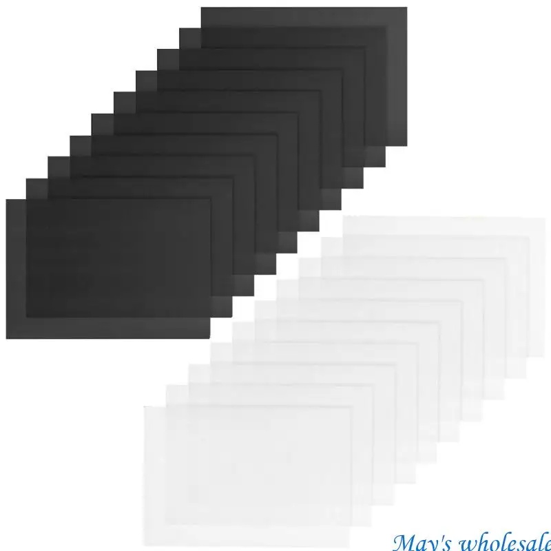 20Pcs 0.5mm Printable PVC Mesh Sheets White Black for Fursuit Eye and Role Play Costumes Accessories PVC Net Sheets 448A
20Pcs 0.5mm Printable PVC Mesh Sheets White Black for Fursuit Eye and Role Play Costumes Accessories PVC Net Sheets 448A