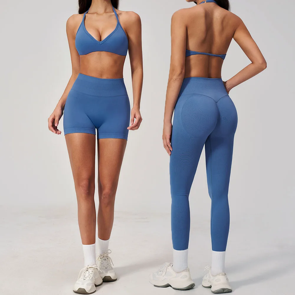 Seamless 2PCS Yoga Suit Women's Gym Clothing Beautiful Back Fitness Set Sexy Shockproof Sports Bra Workout Leggings Yoga Clothes
Seamless 2PCS Yoga Suit Women's Gym Clothing Beautiful Back Fitness Set Sexy Shockproof Sports Bra Workout Leggings Yoga Clothes