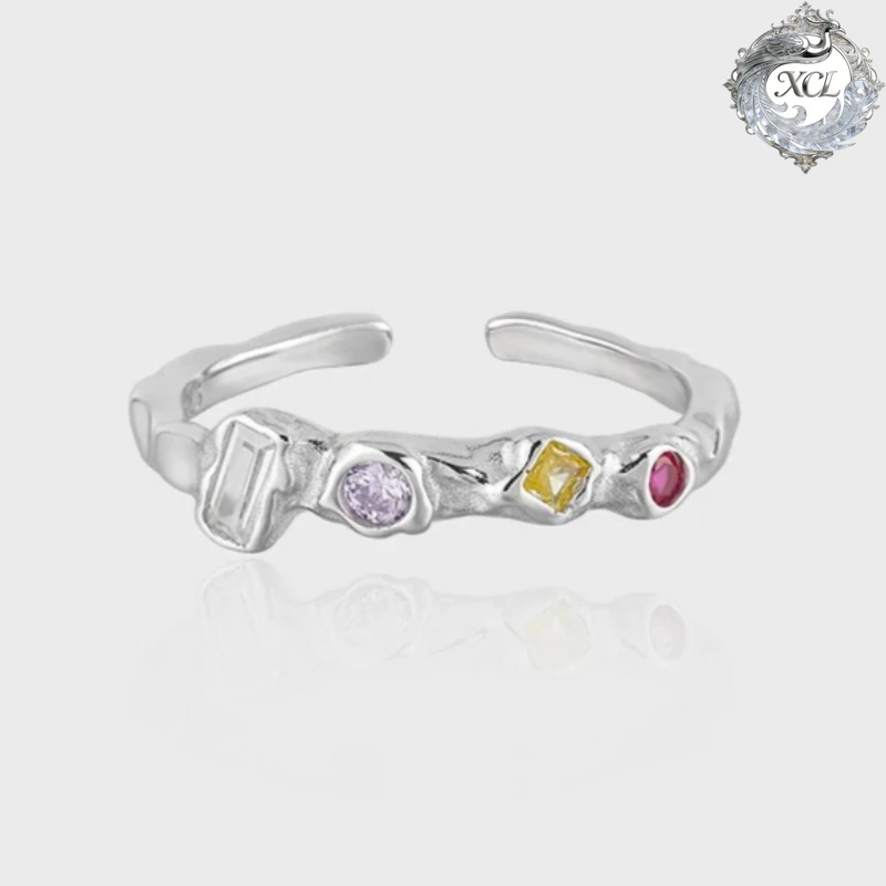 Серебряное кольцо XCL S925 из стерлингового серебра, складное, тонкое, оригинальное, нишевое, высококачественное, модное, с цветными цирконами, регулируемое, для женщин
Серебряное кольцо XCL S925 из стерлингового серебра, складное, тонкое, оригинальное, нишевое, высококачественное, модное, с цветными цирконами, регулируемое, для женщин