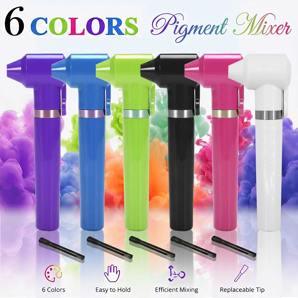 Tattoo Ink Mixer Electric Pigment Stirrer 6 Colors Portable Handheld Mixing Tool for Tattoo Ink Nail Polish Resin Paint Mixer
Tattoo Ink Mixer Electric Pigment Stirrer 6 Colors Portable Handheld Mixing Tool for Tattoo Ink Nail Polish Resin Paint Mixer