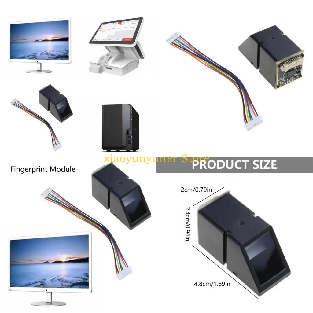 P9JB AS608 Fingerprint Module For Arduino Locks Communication Fingerprint Reader