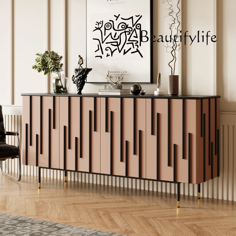 Minimalist Italian entrance cabinet, milk tea color edge cabinet, light luxury modern bedroom, household entrance aisle cabinet
Minimalist Italian entrance cabinet, milk tea color edge cabinet, light luxury modern bedroom, household entrance aisle cabinet