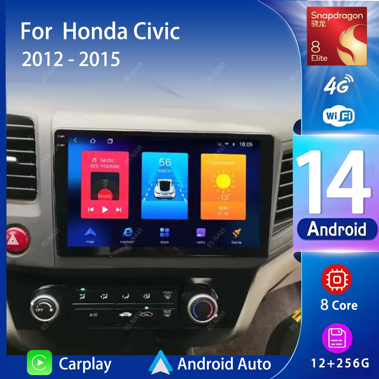 Android 14 Carplay Auto 2K экран автомобильный радиоприемник мультимедиа для Honda Civic 2012 2013 2014 2015 WIFI + 4G авторадио стерео головное устройство
Android 14 Carplay Auto 2K экран автомобильный радиоприемник мультимедиа для Honda Civic 2012 2013 2014 2015 WIFI + 4G авторадио стерео головное устройство