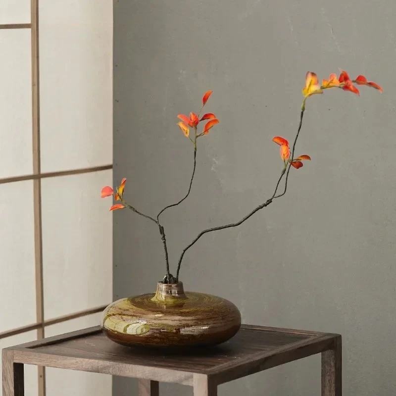 Japanese Style Antique Zen Vase Stoneware Floret Hydroponic Vessel Ceramic Small Vase Tea Table Decoration Vases
Japanese Style Antique Zen Vase Stoneware Floret Hydroponic Vessel Ceramic Small Vase Tea Table Decoration Vases