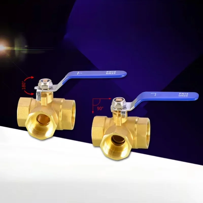 1/2 In Copper Three Way Ball Valve T Type L Type 1/4in 3/8in 3/4 In 1 In Inner Wire Valve Switch Water Pipe Heating Joint
1/2 In Copper Three Way Ball Valve T Type L Type 1/4in 3/8in 3/4 In 1 In Inner Wire Valve Switch Water Pipe Heating Joint