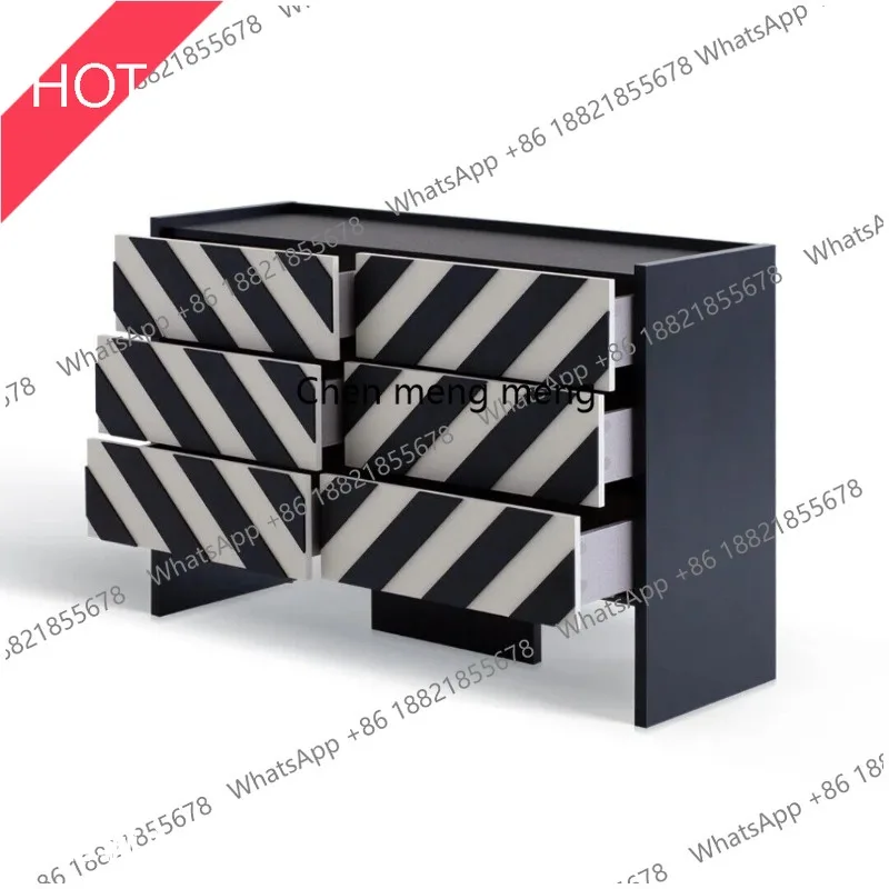 07 Italian minimalist solid wood dining side cabinet zebra pattern porch storage cabinet locker
07 Italian minimalist solid wood dining side cabinet zebra pattern porch storage cabinet locker