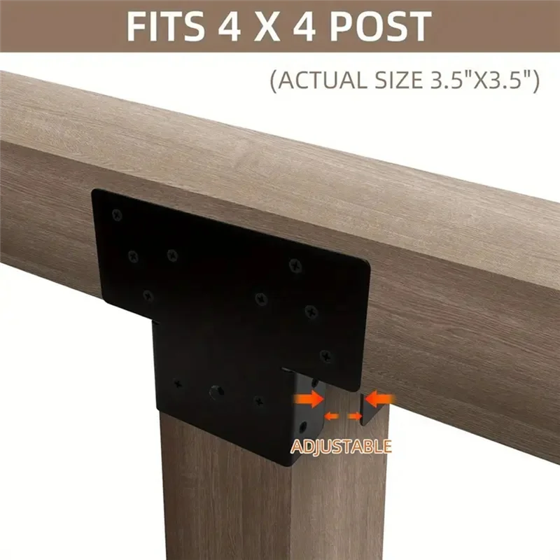 A38Q-4Pcs Pergola Brackets Heavy Duty T-Angle Corner For Extension Post Gazebos For Extension Post Gazebos, Patio, Pergolas
A38Q-4Pcs Pergola Brackets Heavy Duty T-Angle Corner For Extension Post Gazebos For Extension Post Gazebos, Patio, Pergolas