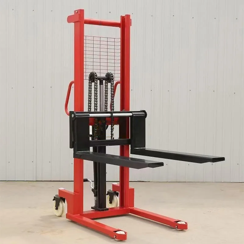 Manual Operated Hydraulic Hand Stacker Forklift Adjustable Fork 1.6m Max Lift Height Stable Hydraulic Structure Easy Operation
Manual Operated Hydraulic Hand Stacker Forklift Adjustable Fork 1.6m Max Lift Height Stable Hydraulic Structure Easy Operation