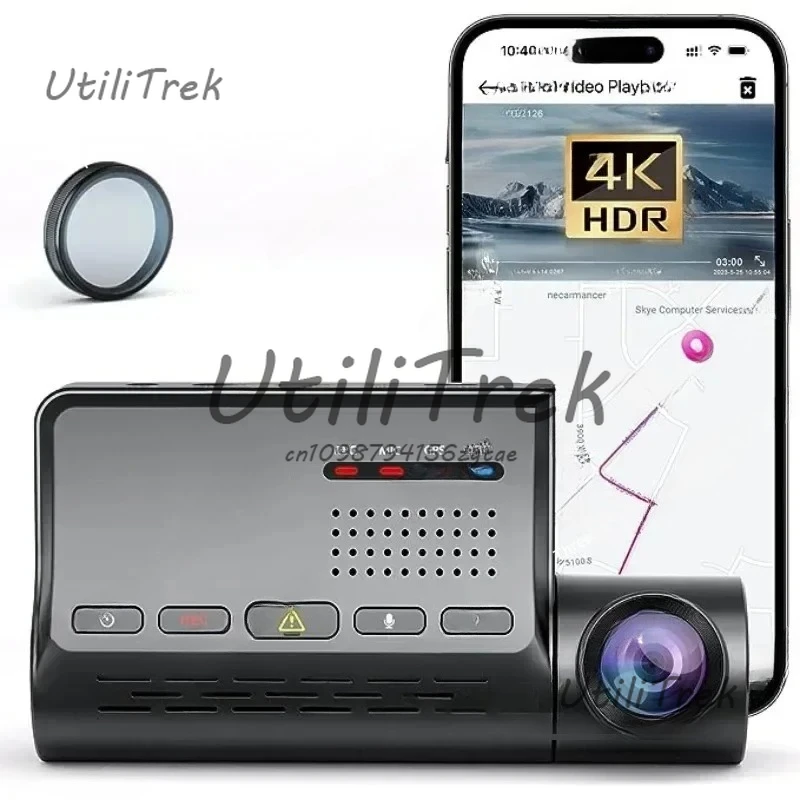 4K HDR Dash 2 Sensor, Front and Rear Car Ultra HD 4K+1080P Super Night Vision,5GHz WiFi GPS
4K HDR Dash 2 Sensor, Front and Rear Car Ultra HD 4K+1080P Super Night Vision,5GHz WiFi GPS