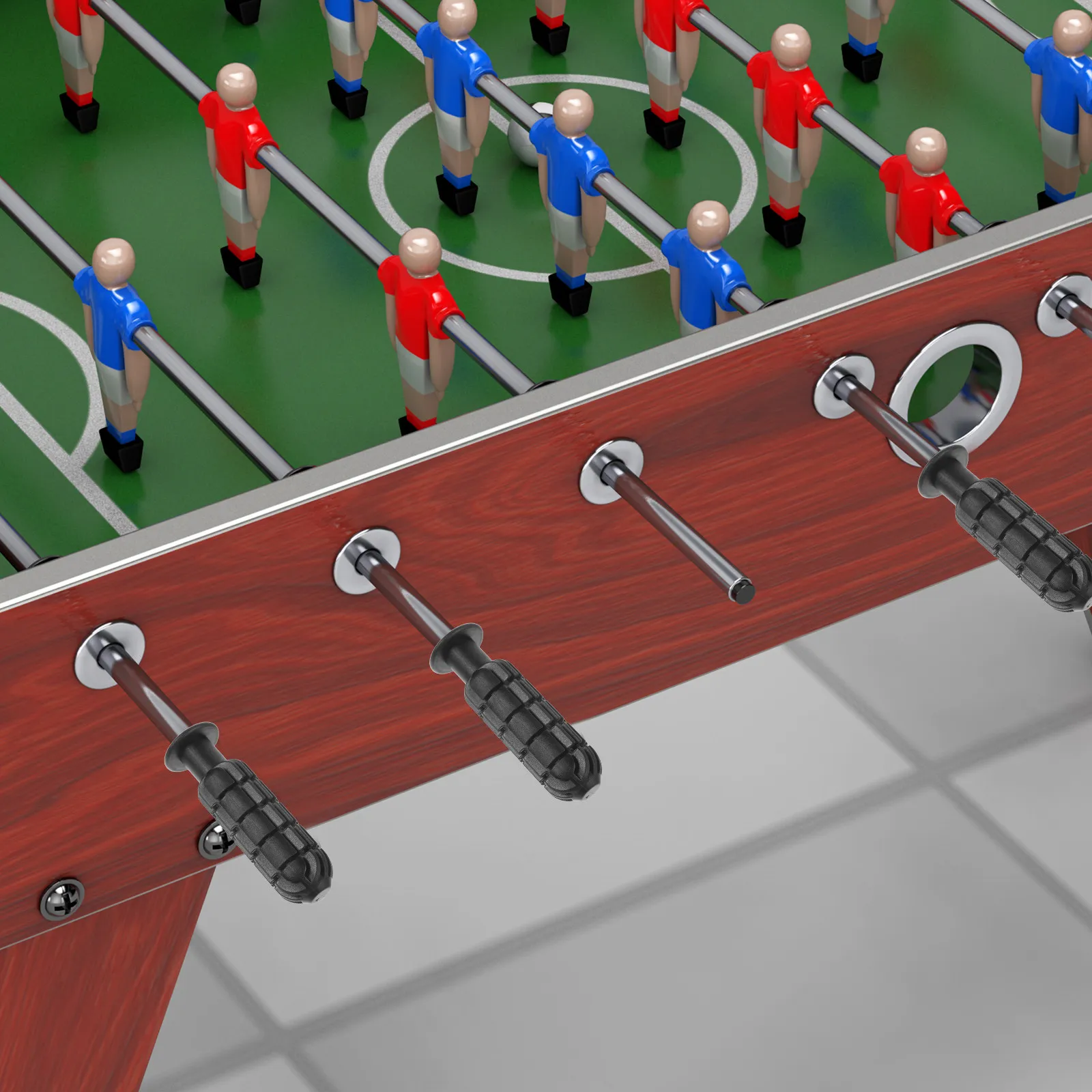 8Pcs Professional Foosball Handles Nonskid Sturdy Grip Compact Storage Ergonomic Design for Kids and Adults Foosball Table Parts
8Pcs Professional Foosball Handles Nonskid Sturdy Grip Compact Storage Ergonomic Design for Kids and Adults Foosball Table Parts