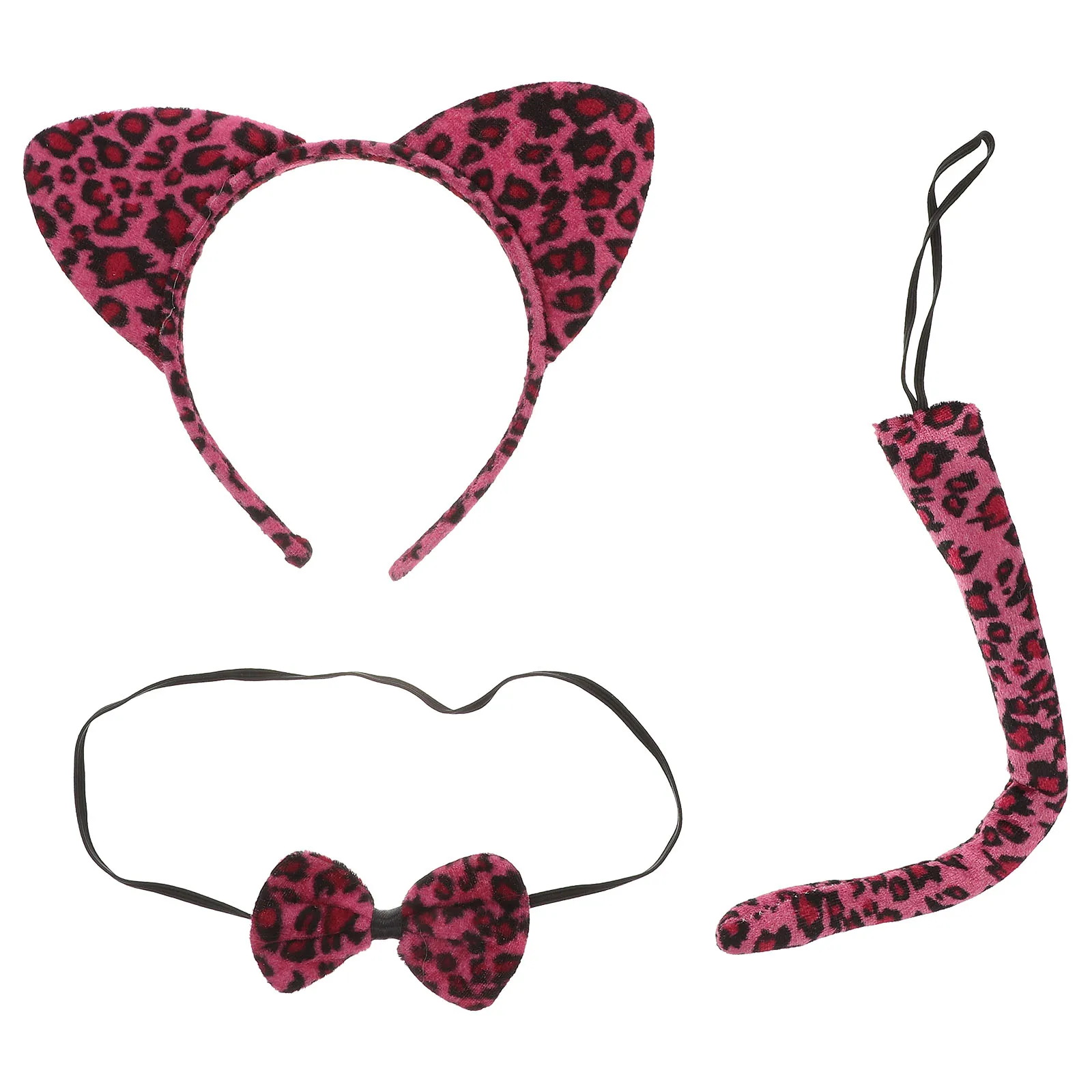 3 Pcs Cartoon Headband Set Cat Costumes for Kids Ear Headbands Tail Clothing Hairband Baby Leopard Ears Child
3 Pcs Cartoon Headband Set Cat Costumes for Kids Ear Headbands Tail Clothing Hairband Baby Leopard Ears Child