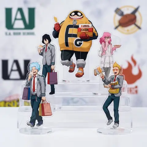 15CM My Hero Academia Anime Acrylic Stand Keychain Fatgum Tamaki Mirio Mei Desk Decor Ideal Merch Gift for Fans