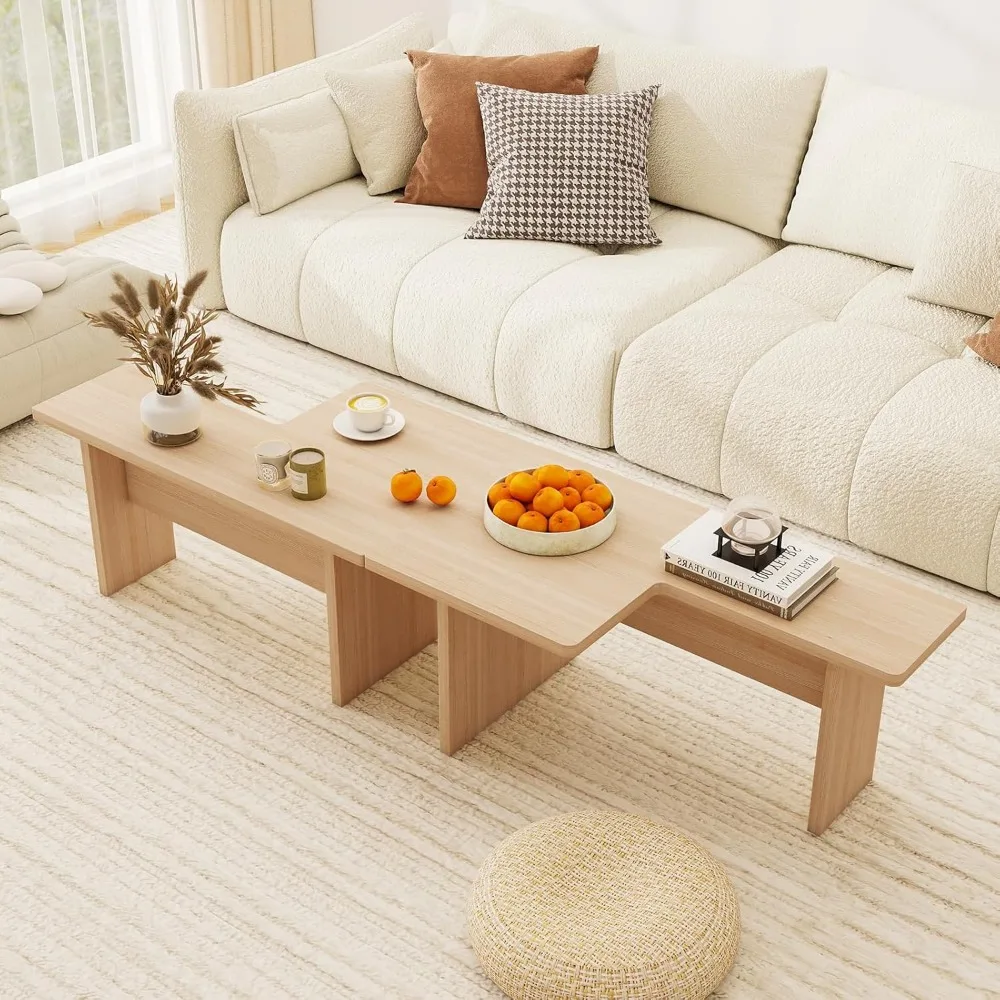 Preferred L-Shaped Coffee Table Set of 2, Modular Nesting Center Table with Grain Finish, Mid Century Modern Living Room Tables
Preferred L-Shaped Coffee Table Set of 2, Modular Nesting Center Table with Grain Finish, Mid Century Modern Living Room Tables