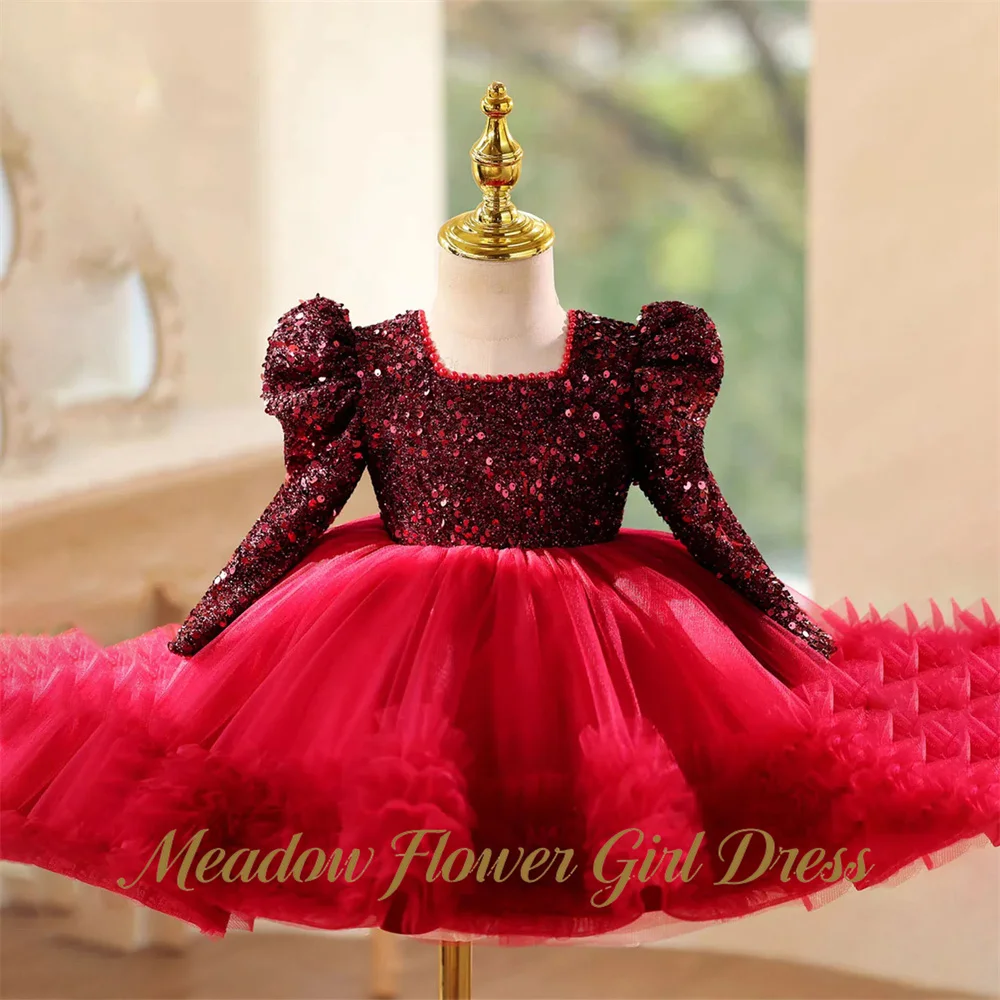 Meadow Burgundy Tutu Fluffy Prom Gown Square Neck Pageant Dress for Gir Burgundy Sequin Bow Children Birthday Wedding Dresses
Meadow Burgundy Tutu Fluffy Prom Gown Square Neck Pageant Dress for Gir Burgundy Sequin Bow Children Birthday Wedding Dresses